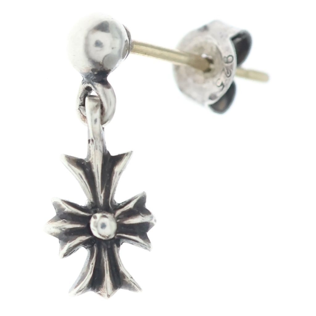 CHROME HEARTS (クロムハーツ) TNY E CH PLS タイニーE CHプラス ドロップピアス シルバー BCA119 79,860円