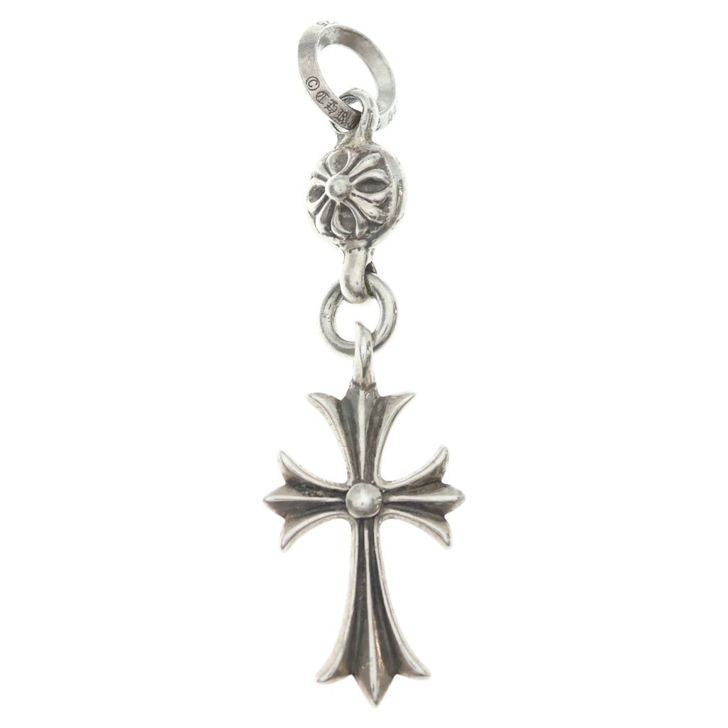 CHROME HEARTS (クロムハーツ) 1B TNY CH CRS 1ボール タイニー CHクロス チャーム ペンダントトップ シルバー