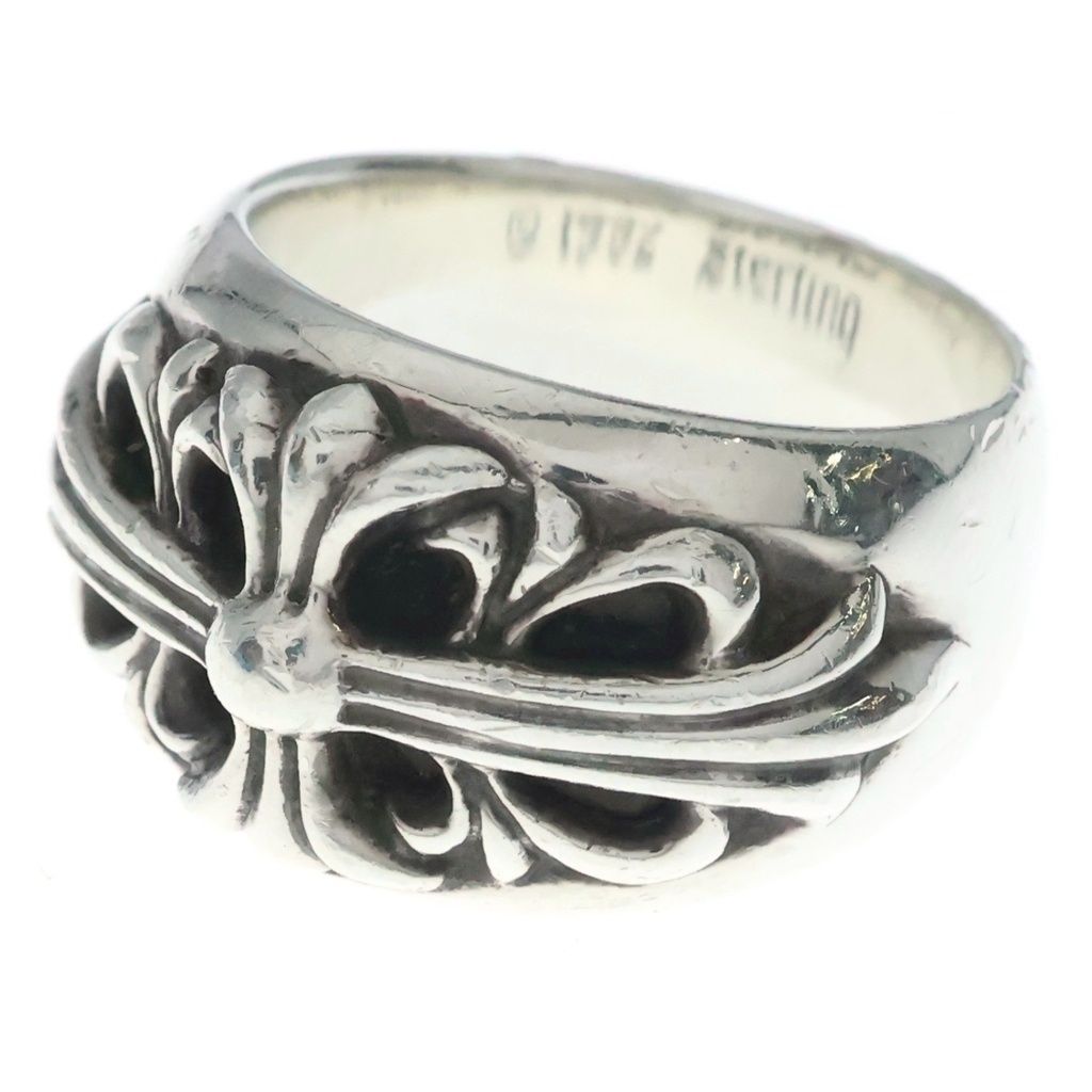 CHROME HEARTS (クロムハーツ) FLRL CRS フローラルクロス リング シルバー BCA346