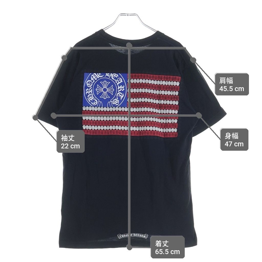 CHROME HEARTS (クロムハーツ) American Flag Dagger Tee アメリカン