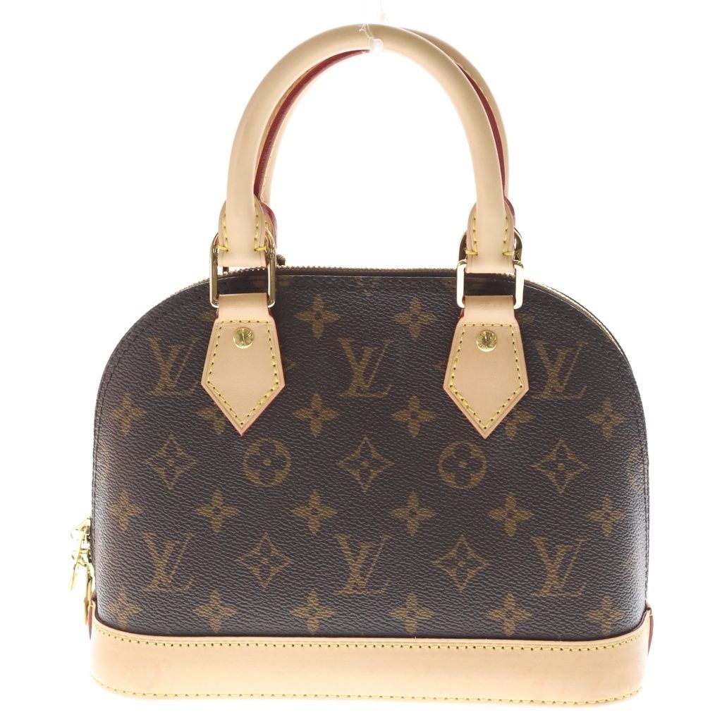 LOUIS VUITTON (ルイヴィトン) モノグラム アルマBB 2WAYバッグ ハンドバッグ ショルダーバッグ ブラウン レザー PVC M53152 ゴールド金具
