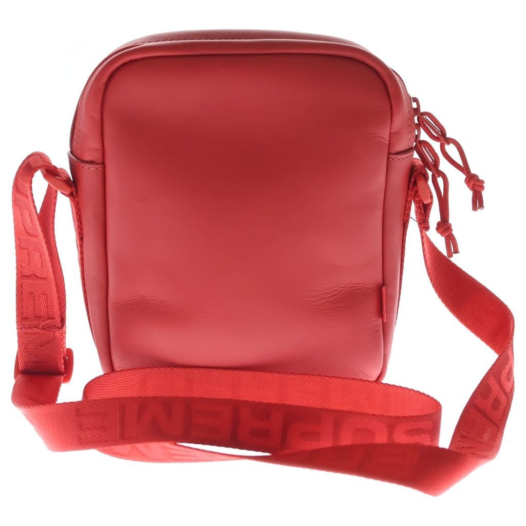 SUPREME (シュプリーム) 23AW Leather Shoulder Bag ボックスロゴ
