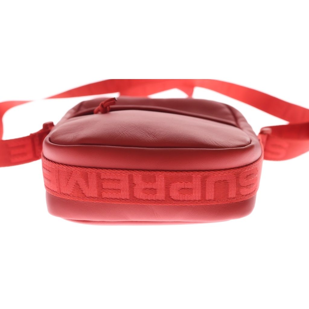 ジ*ン様 Supreme シュプリーム 2023AW レザーショルダーバッグ ブ SUPREME (シュプリーム) 23AW Leather Shoulder Bag ボックスロゴ