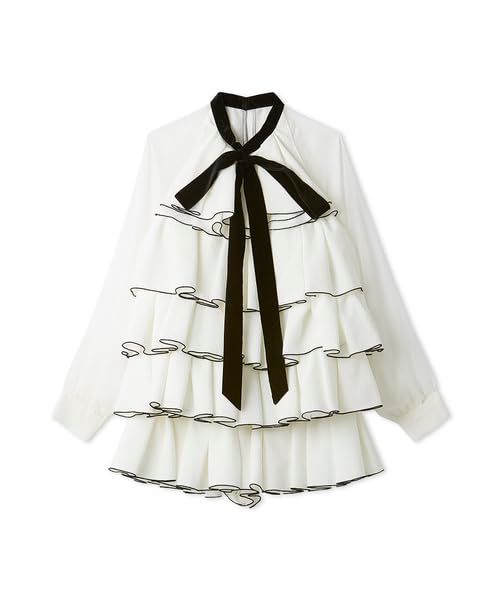 新品 [スナイデル] ティアードラッフルミニドレス SWFO255092 レディース WHT 0 20,374円