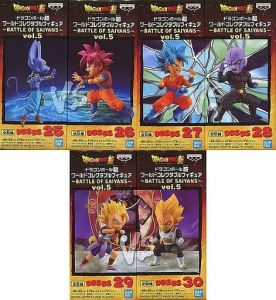 フィギュア 全6種セット 「ドラゴンボール超」 ワールドコレクタブルフィギュア～BATTLE OF SAIYANS～vol.5【10日以内発送】