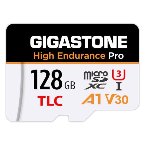 【5年データ復旧・無償交換保証】GIGASTONE マイクロsdカード 128GB High Endurance Pro microSDXC UHS-1 A1 V30 U3 C10 100MB/s TLC 高耐久 4K UHD ビデオ撮影 防 cfcb2b6a