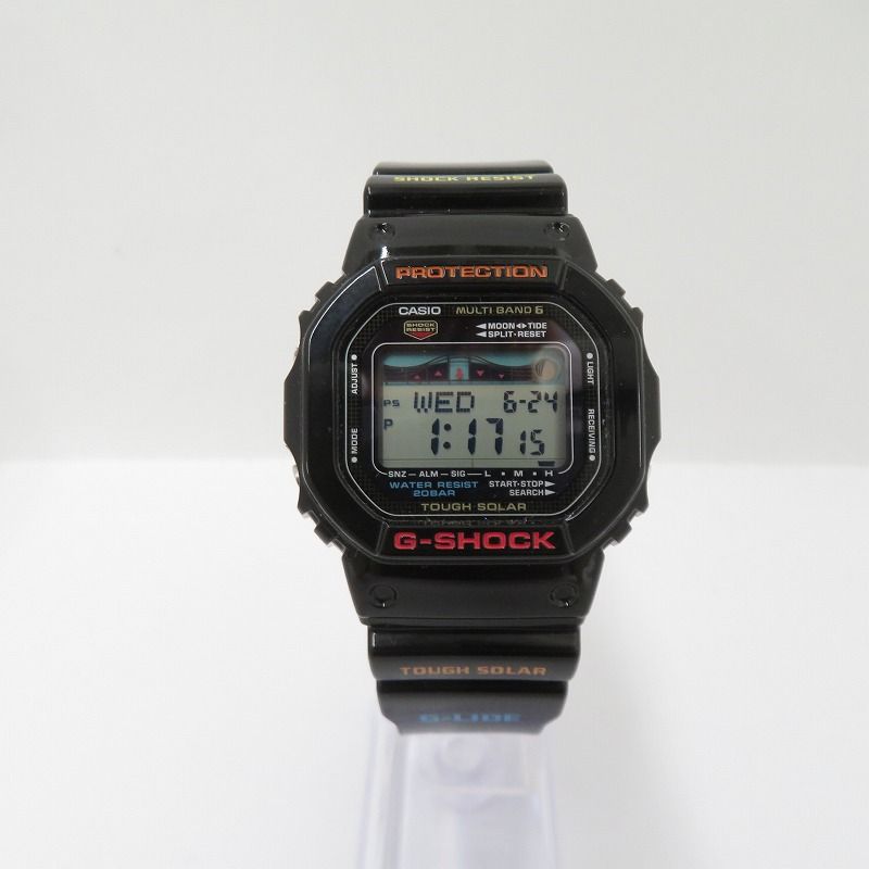 【瀬戸大橋店】 中古 G-SHOCK | ジーショック 腕時計 デジタル 電波ソーラー GWX-5600-1 ブラック 【131】