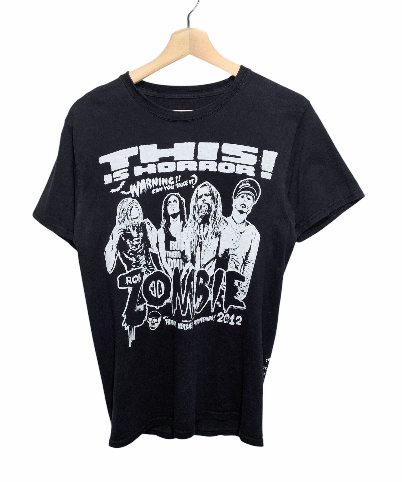 ROB ZOMBIE ロブゾンビ 2012ツアーTシャツ バンドTシャツ ホラー 両面プリント ブラック