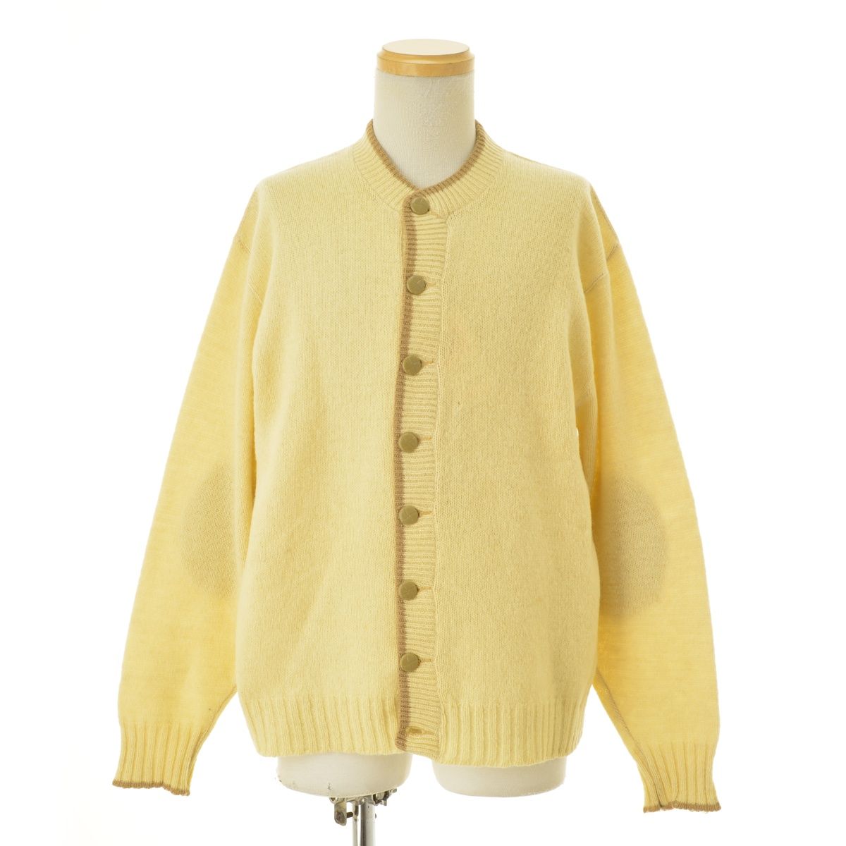 【PURITAN】60s アルパカ混 ニット クルー Ciation club長袖カーディガン