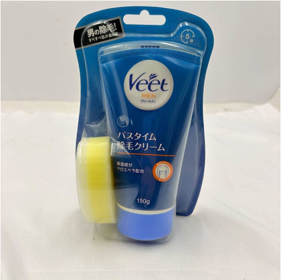 Veet : 除毛クリーム ヴィート バスタイム 150g メンズ - 除毛