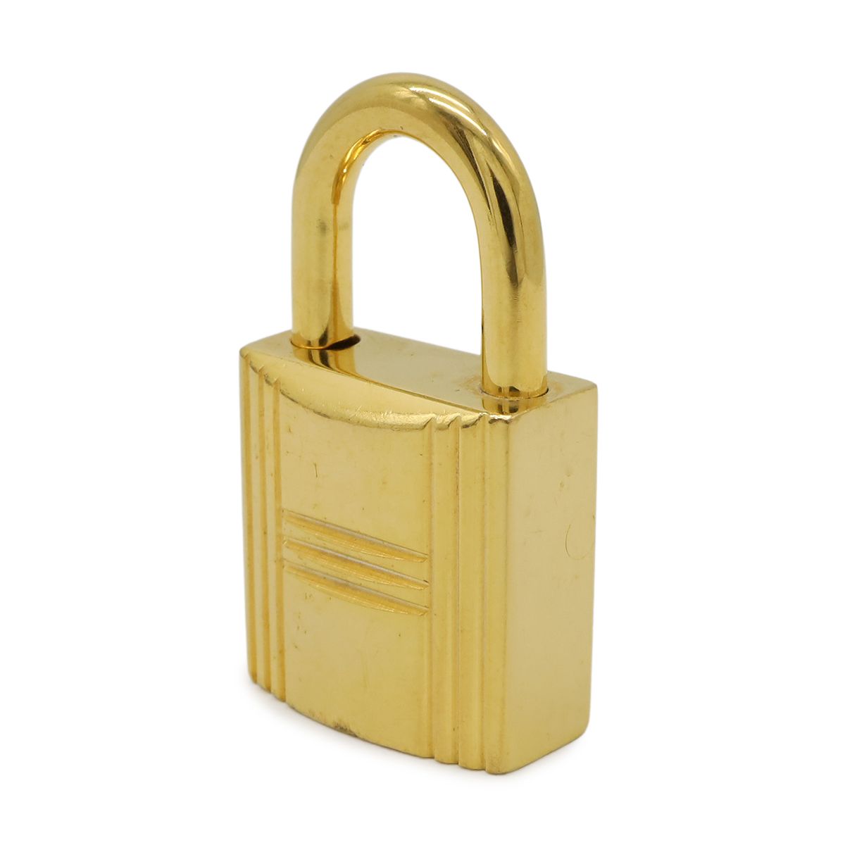 HERMES エルメス カデナ パドロック 南京錠 No.121 鍵 カギ キー付き
