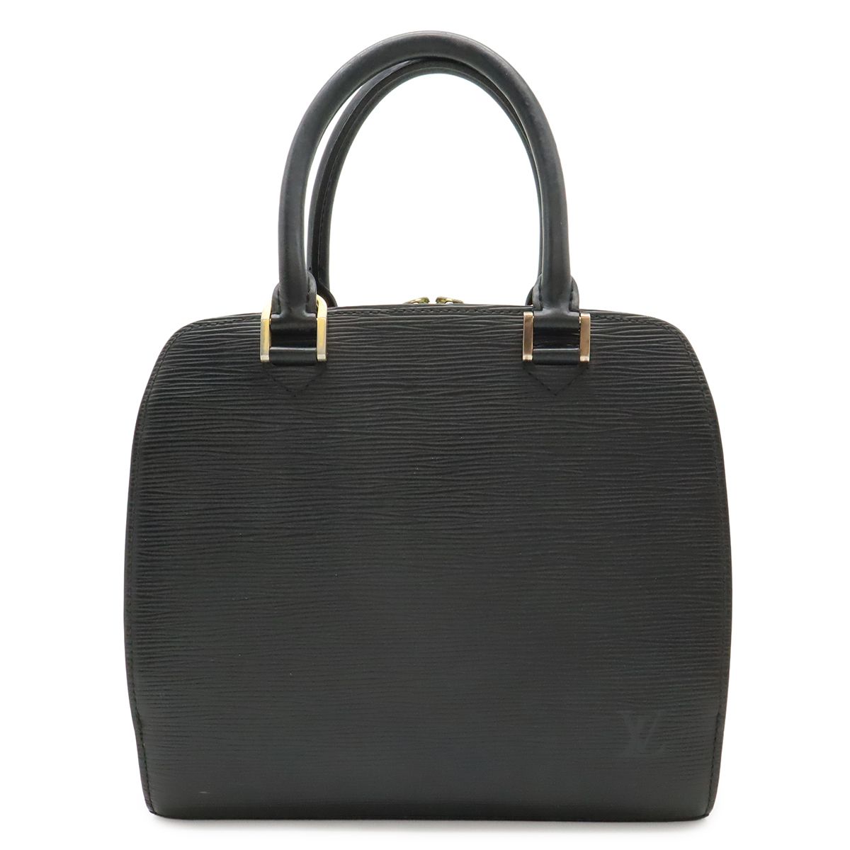 LOUIS VUITTON ルイ ヴィトン エピ ポンヌフ ハンドバッグ レザー ノワール 黒 ブラック ゴールド金具 M52052