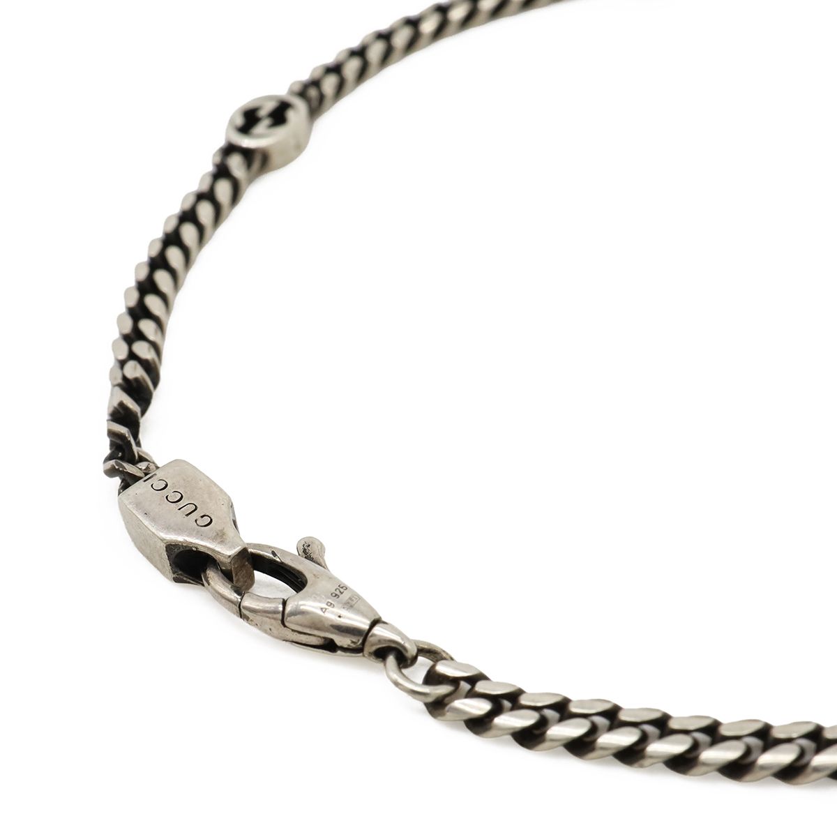 GUCCI グッチ インターロッキングG ブレスレット チェーン Ag925 SV925