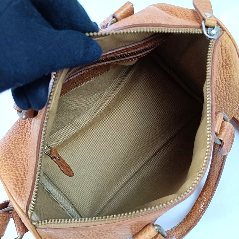 POLO RALPH LAUREN ポロラルフローレン ミニレザーボストンバッグ