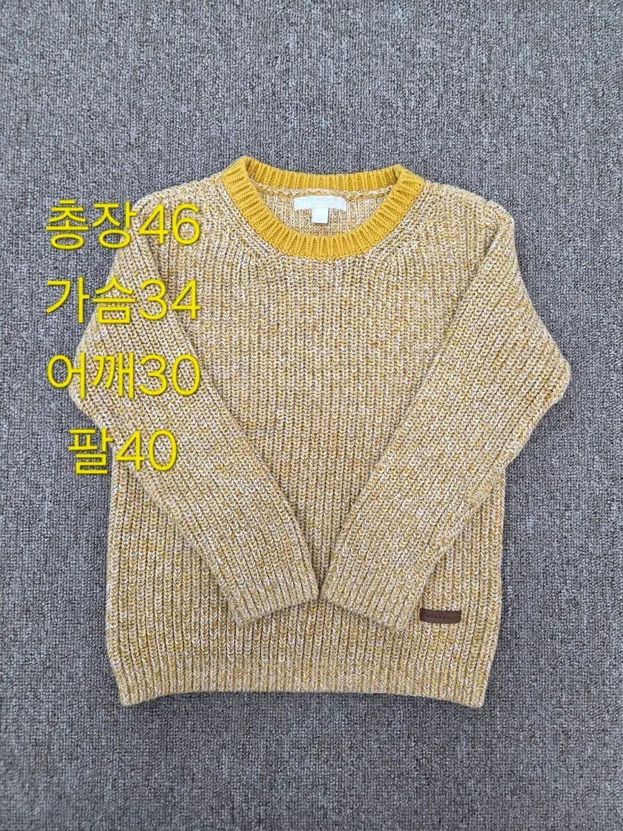 6y バーバリー キッズ ニット セーター 으옐로우