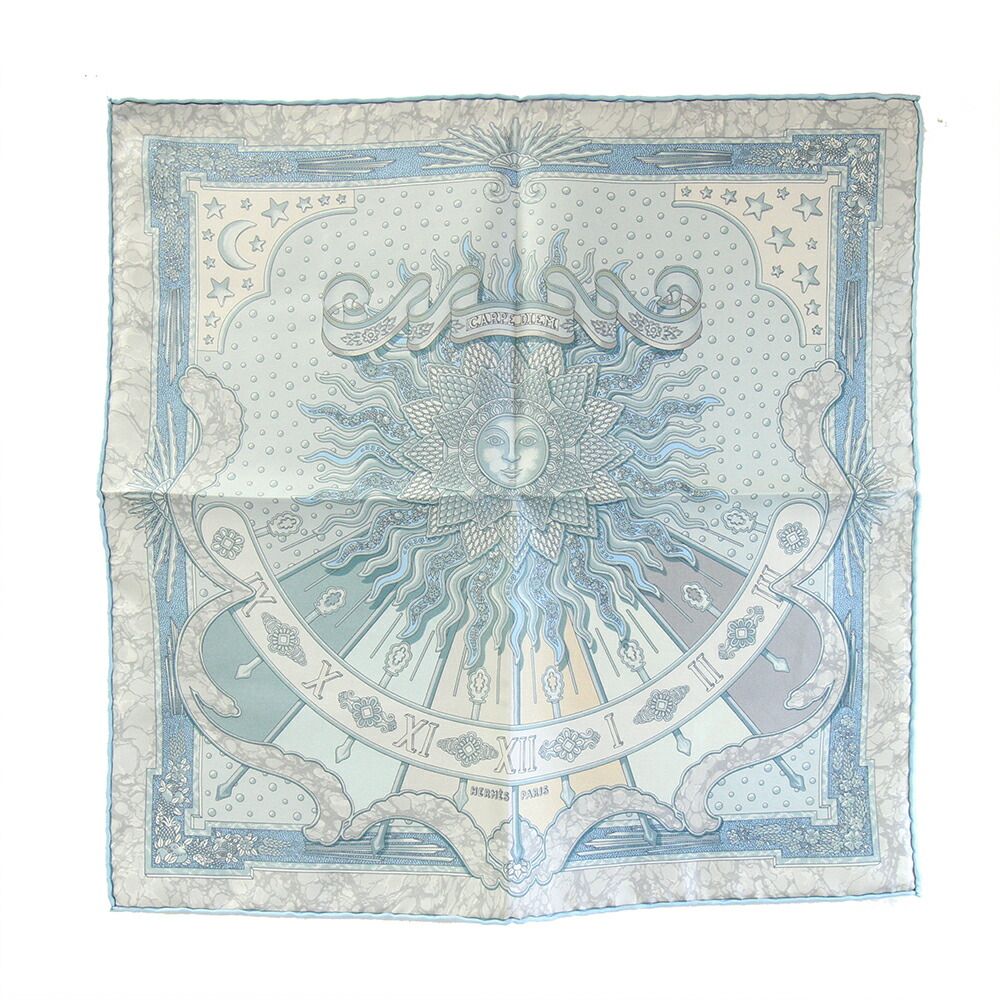 エルメス スカーフ カレ42 CARPE DIEM 中古