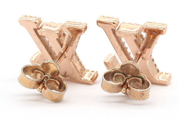 美品　正規品　ルイヴィトン　アイコニック　ピアス ルイヴィトン ピアス LV アイコニック M00986 - メルカリ