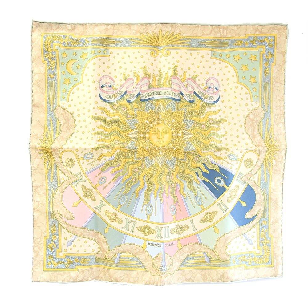 エルメス スカーフ カレ42 CARPE DIEM 中古