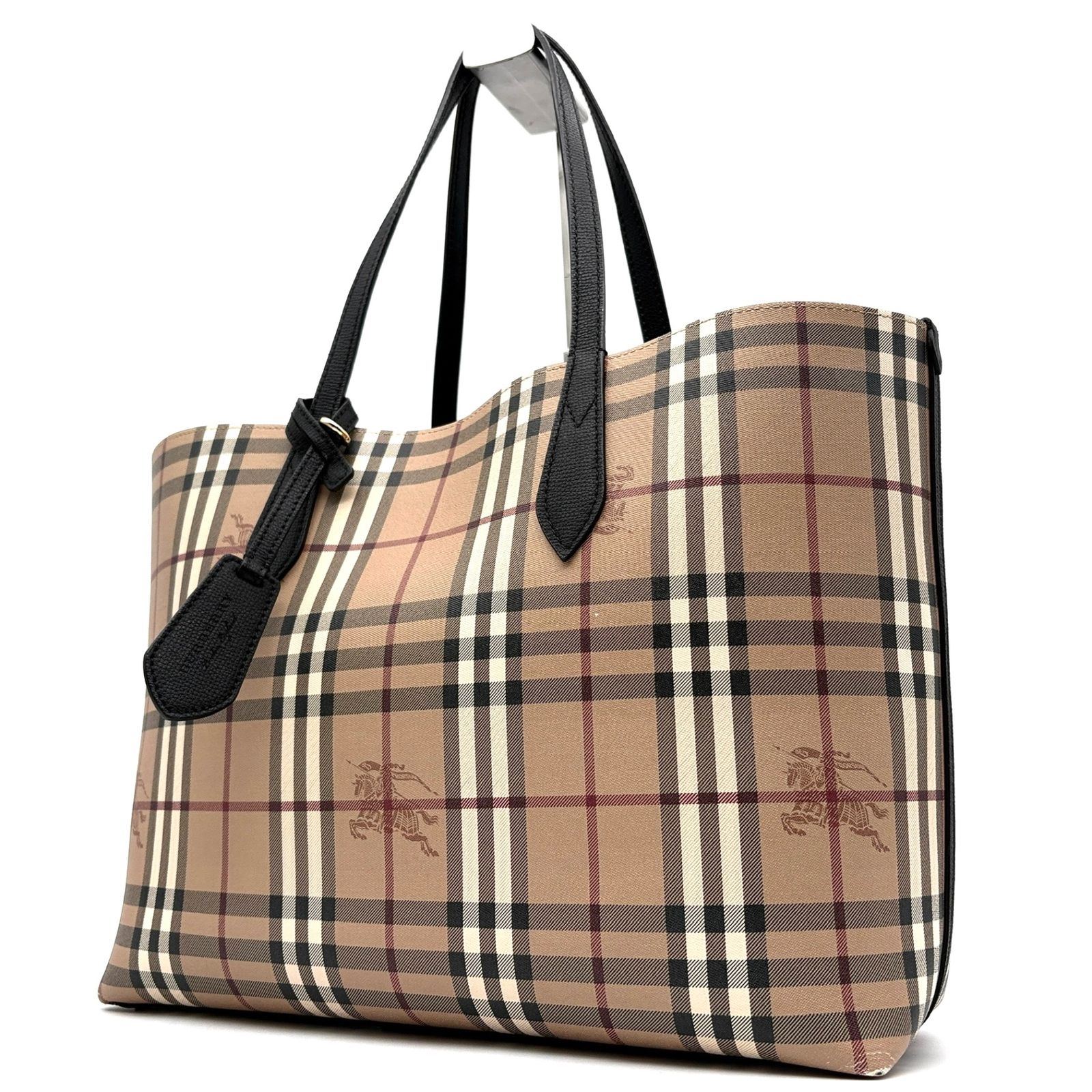 美品 バーバリー BURBERRY リバーシブル 2way トートバッグ ショルダー