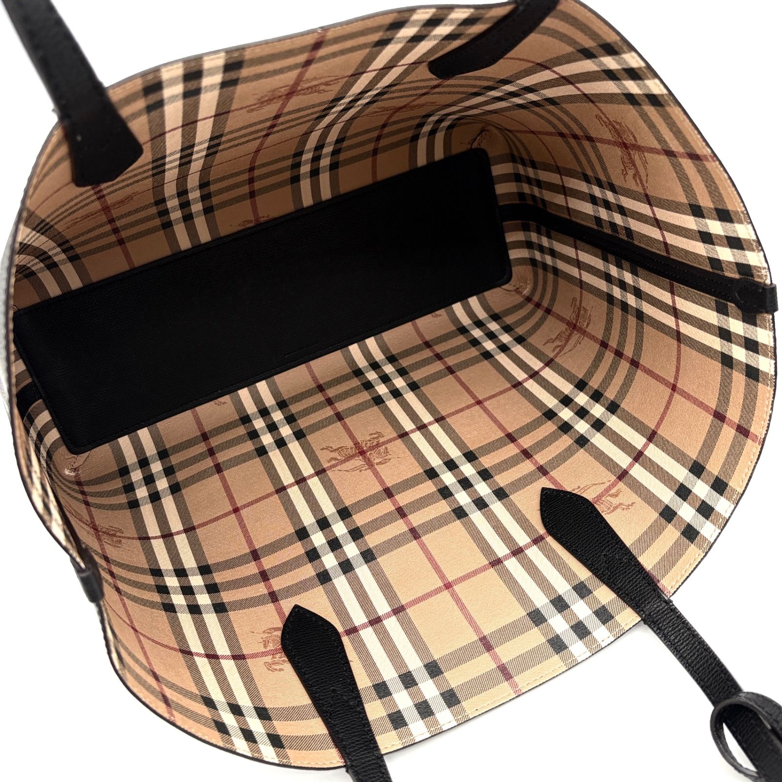 美品 バーバリー BURBERRY リバーシブル 2way トートバッグ ショルダー