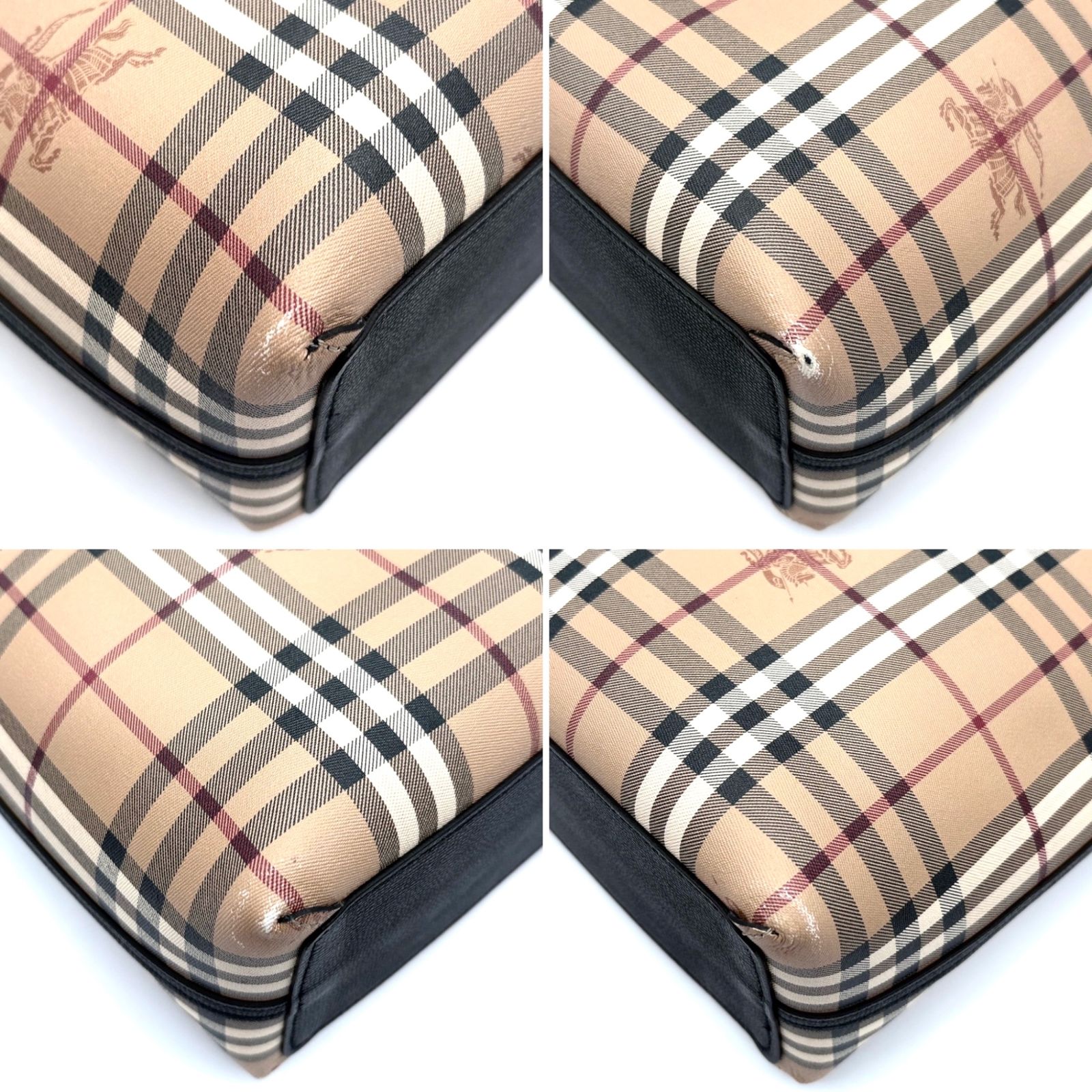 美品 バーバリー BURBERRY リバーシブル 2way トートバッグ ショルダー