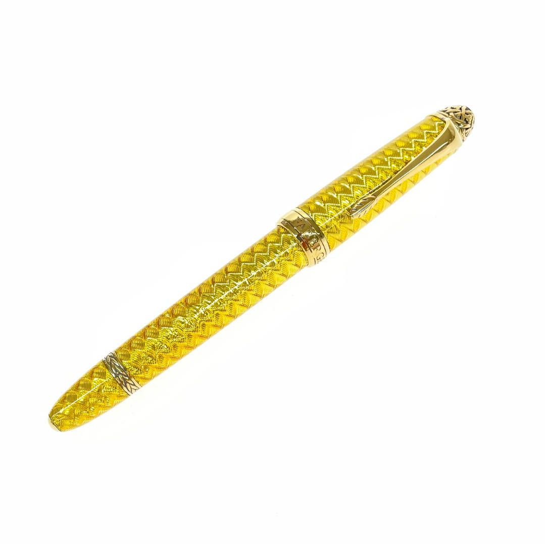 良好 Michel Perchin Faberge ミシェル ペルシャン ファベルジェ 万年筆 0008/1000 925 スターリングシルバー ぺン先18K 1000本限定　240001131132