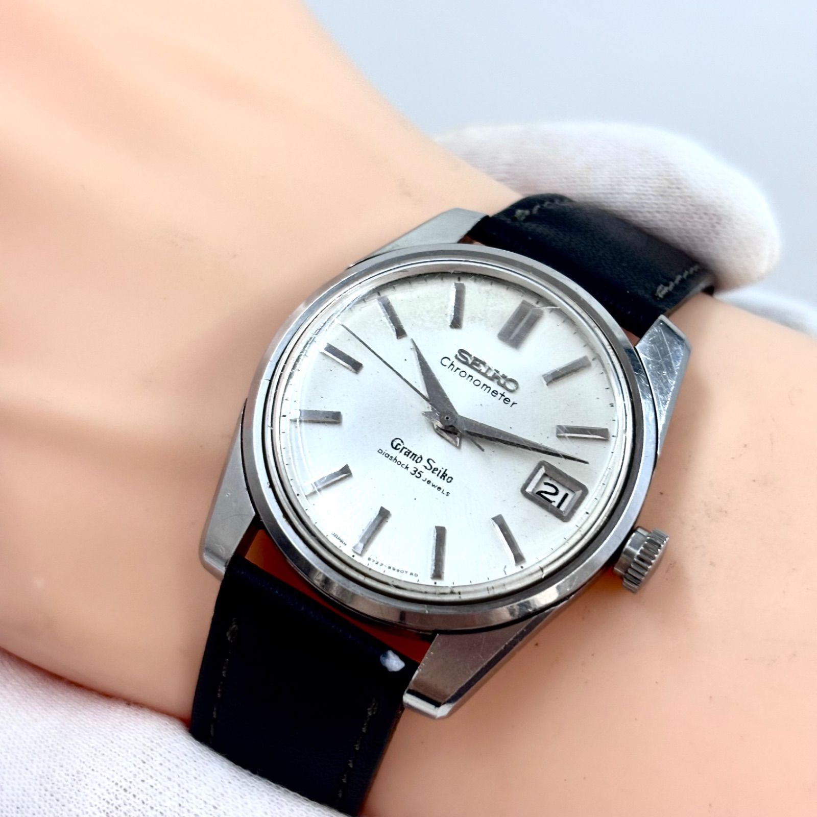 稼働/新品ベルト】GRAND SEIKO/グランドセイコー 57GS/GS セルフデータ 