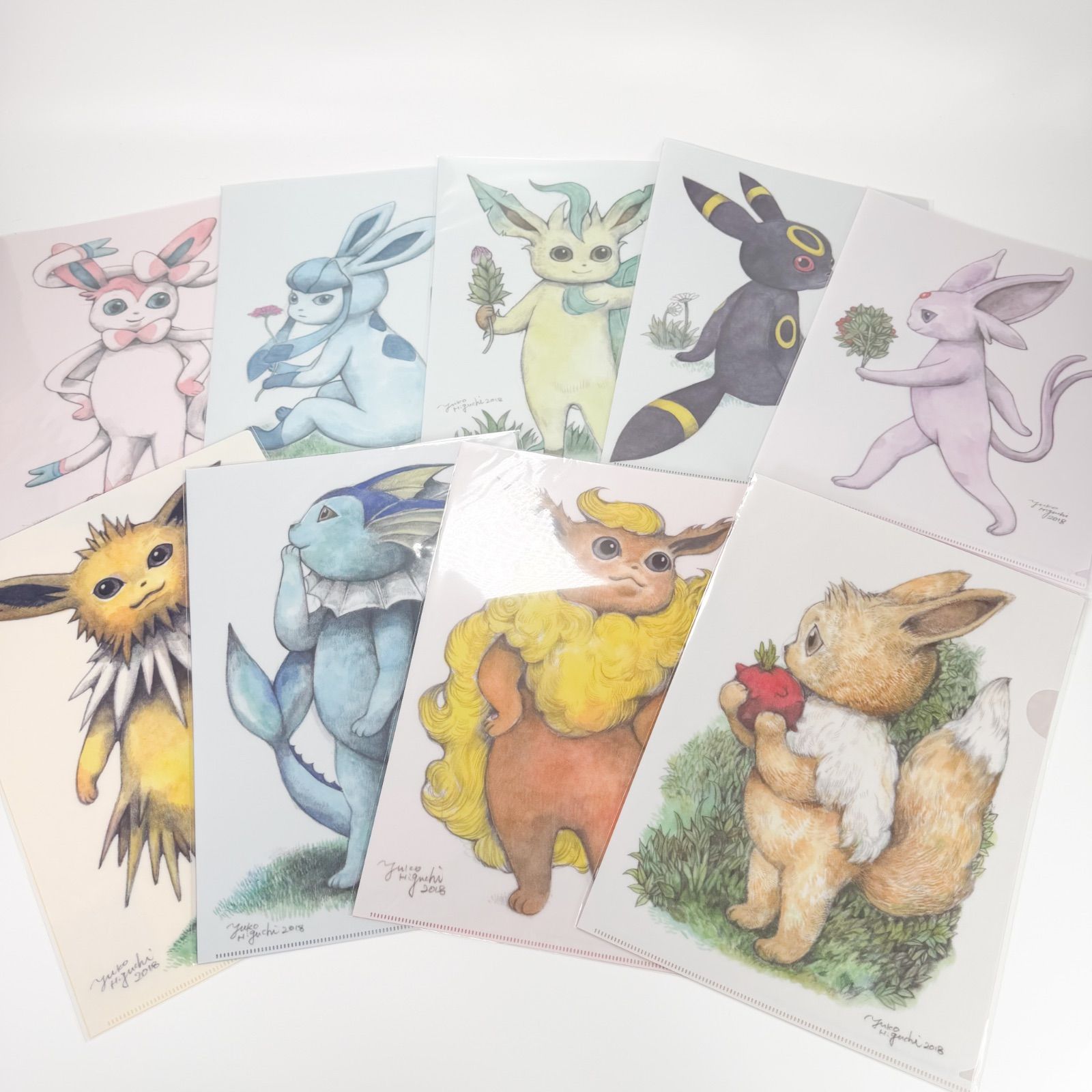ポケモン クリアファイル ヒグチユウコ 9枚セット