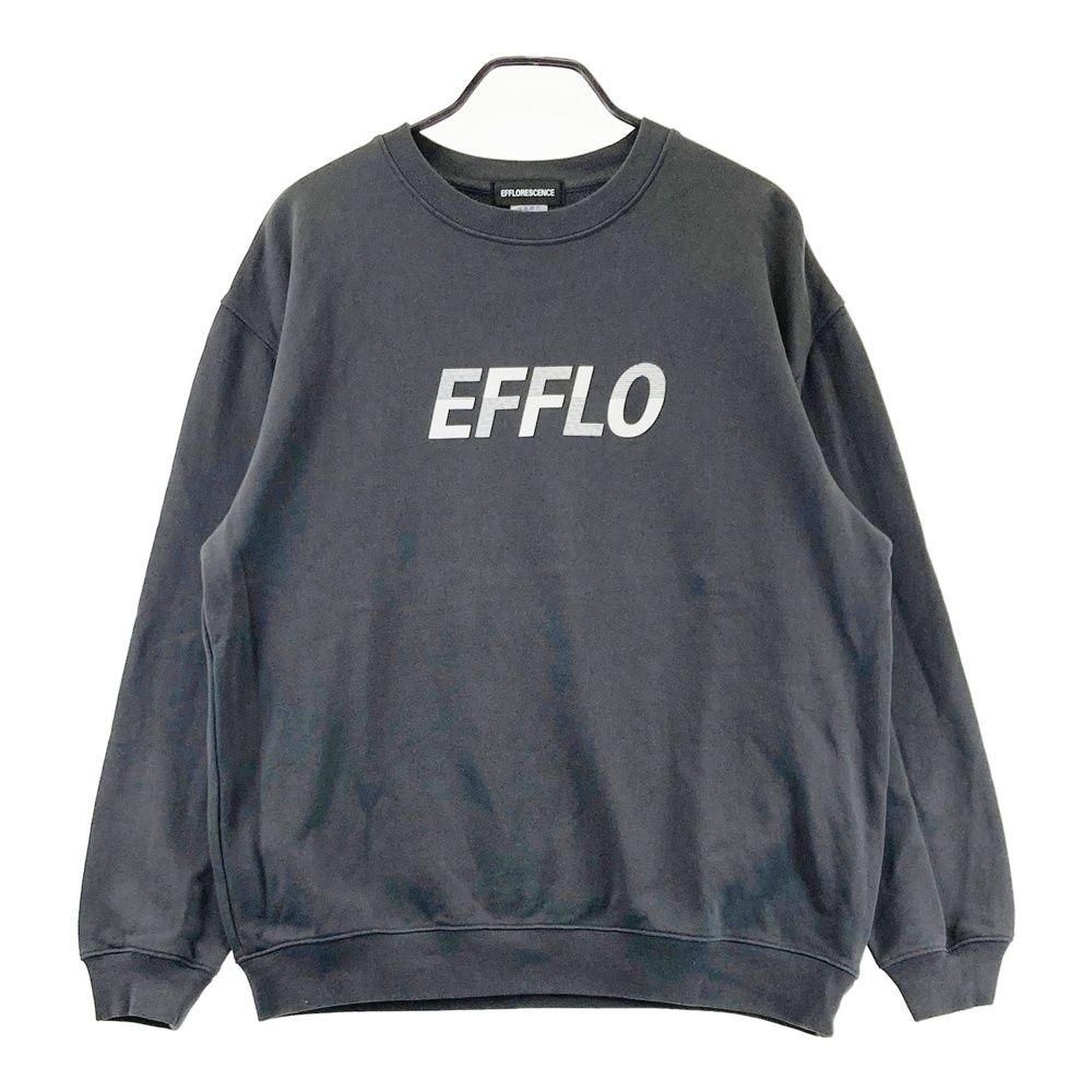 サイズ：XL EFFLORESCENCE エフロレッセンス 長袖 スウェット トレーナー グレー系 [240101727614] ゴルフウェア メンズ ストスト