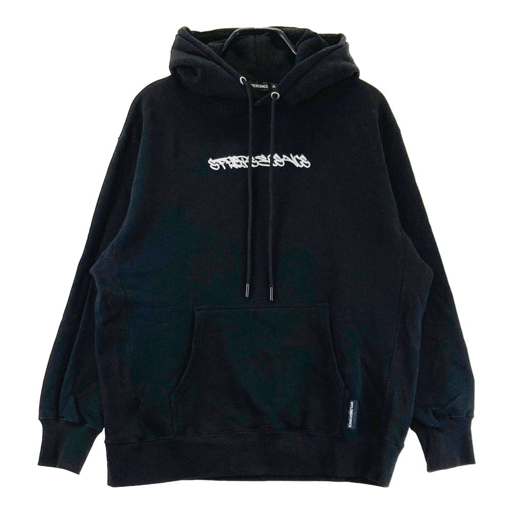 サイズ：XL EFFLORESCENCE エフロレッセンス 長袖 スウェット パーカー ブラック系 [240101727616] ゴルフウェア メンズ ストスト
