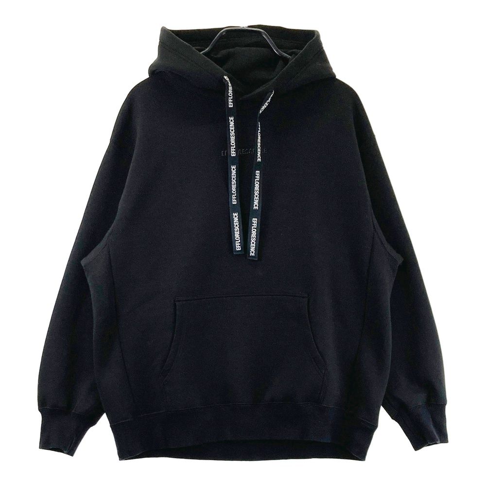 サイズ：XL EFFLORESCENCE エフロレッセンス 長袖 スウェット パーカー ブラック系 [240101727617] ゴルフウェア メンズ ストスト