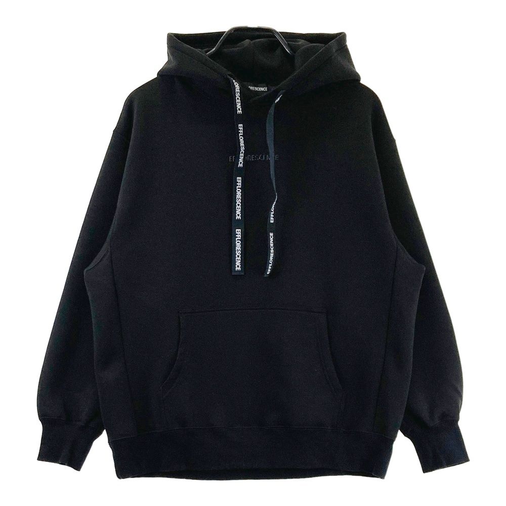 サイズ：L EFFLORESCENCE エフロレッセンス 長袖 スウェット パーカー ブラック系 [240101727621] ゴルフウェア メンズ ストスト