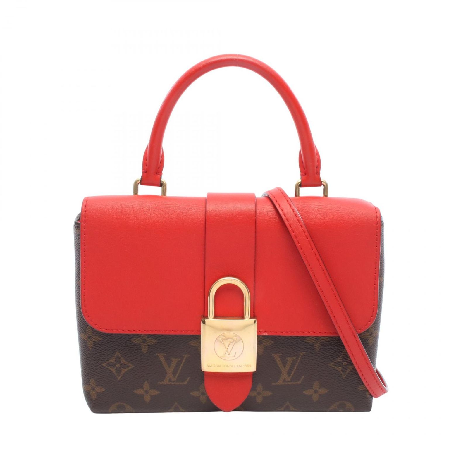 LOUIS VUITTON ルイ・ヴィトン ロッキーBB モノグラム コクリコ 2WAY ハンドバッグ 116,400円