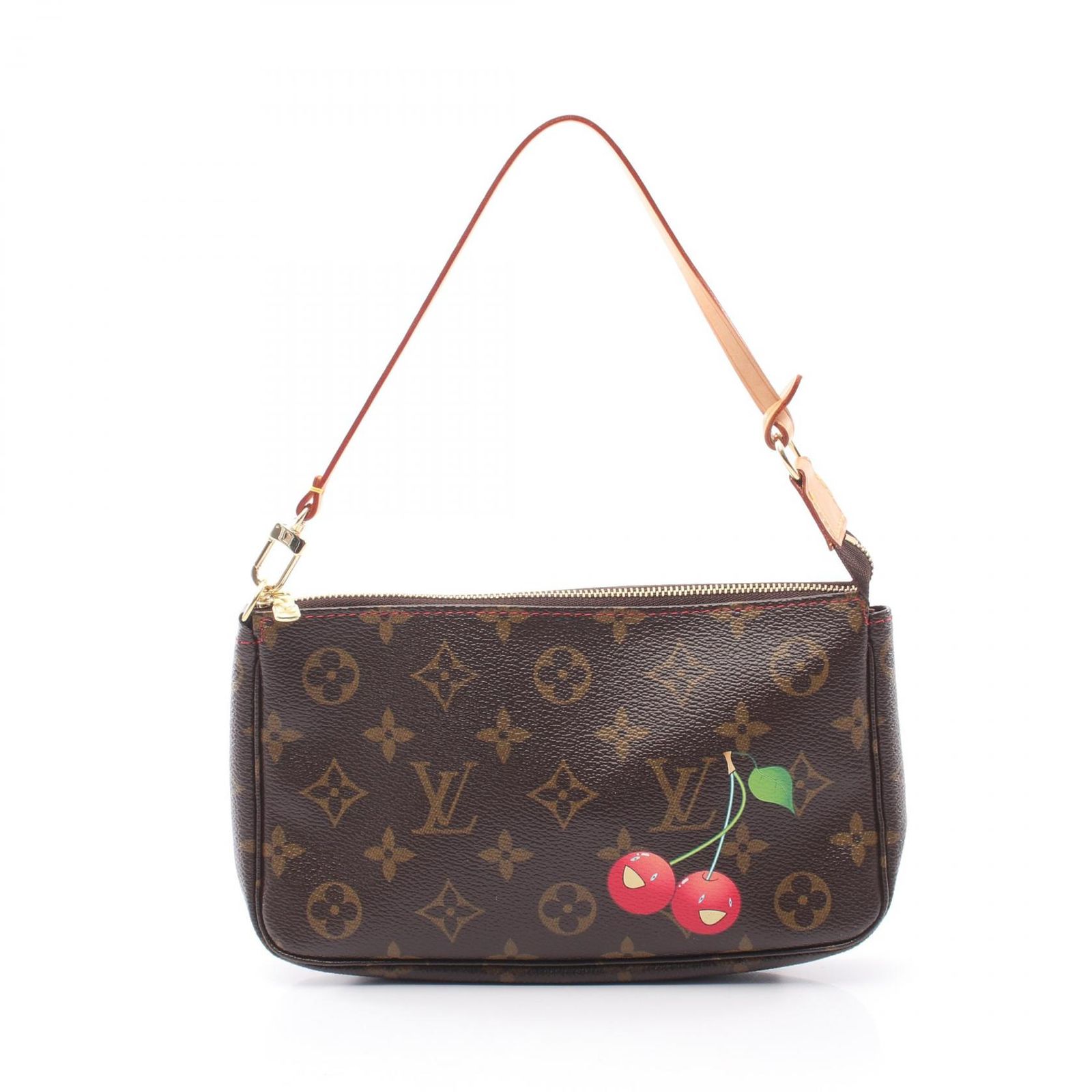 LOUIS VUITTON ルイ・ヴィトン ポシェット アクセソワール モノグラムチェリー ハンドバッグ