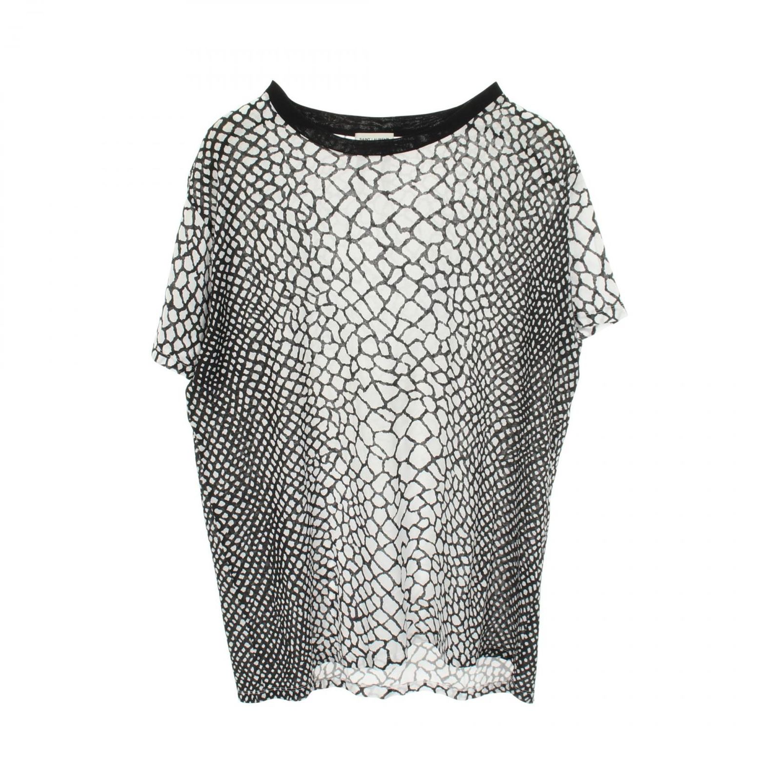 SAINT LAURENT PARIS サンローランパリ クロコダイル柄 半袖Tシャツ