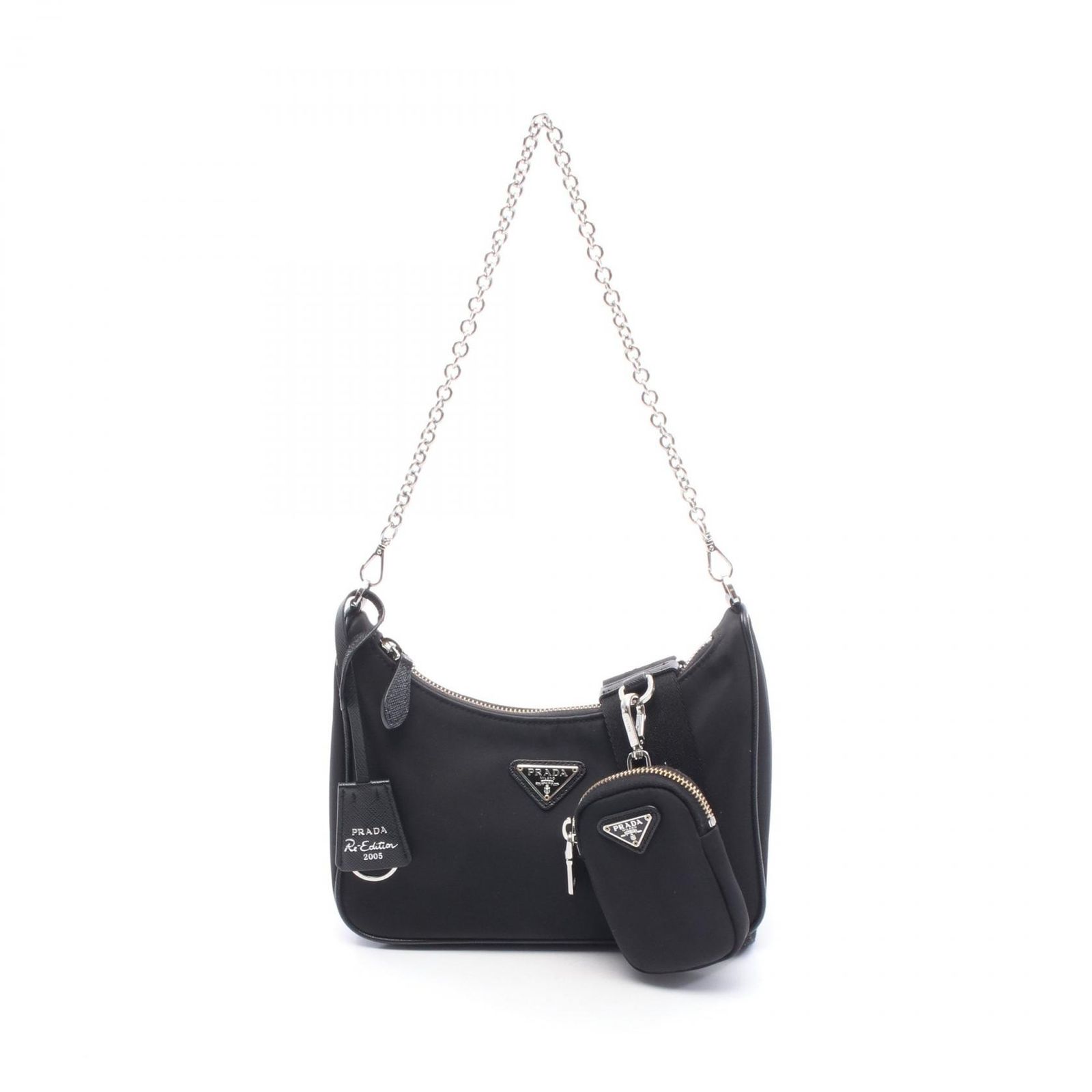 PRADA プラダ TESSUTO + SAFFIAN Re-Edition 2005 ショルダーバッグ