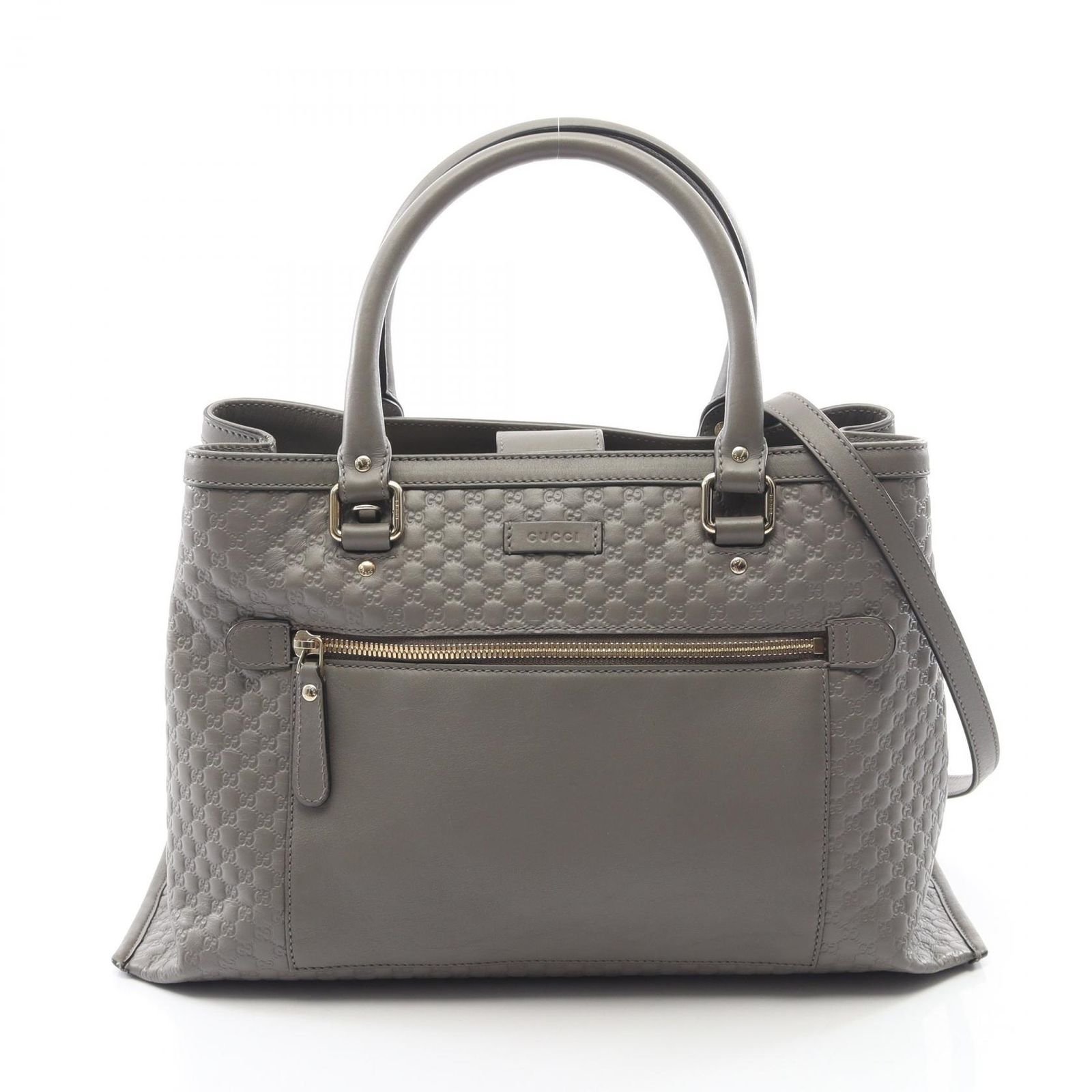GUCCI グッチ マイクログッチシマ 2WAY ハンドバッグ