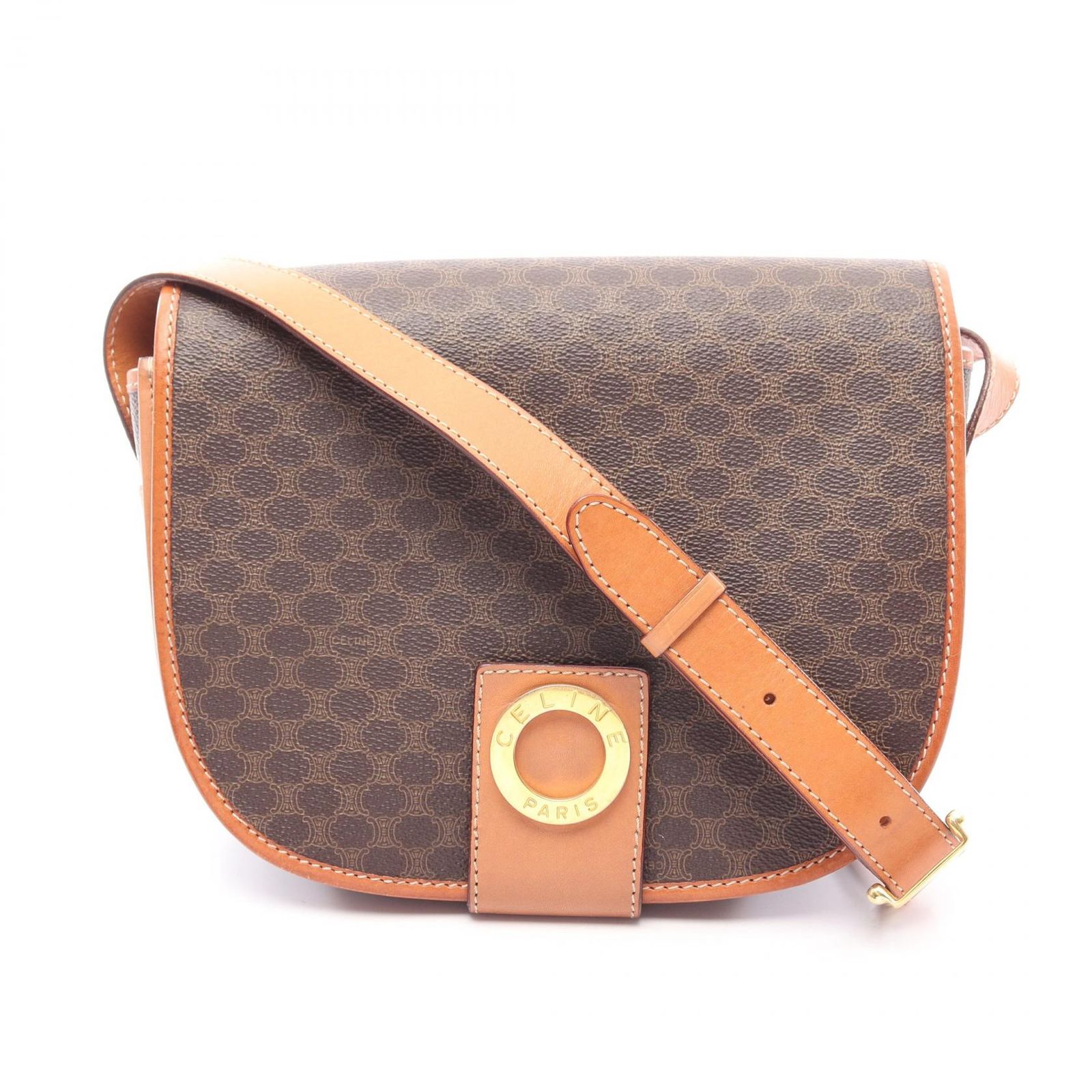 CELINE セリーヌ マカダム ショルダーバッグ