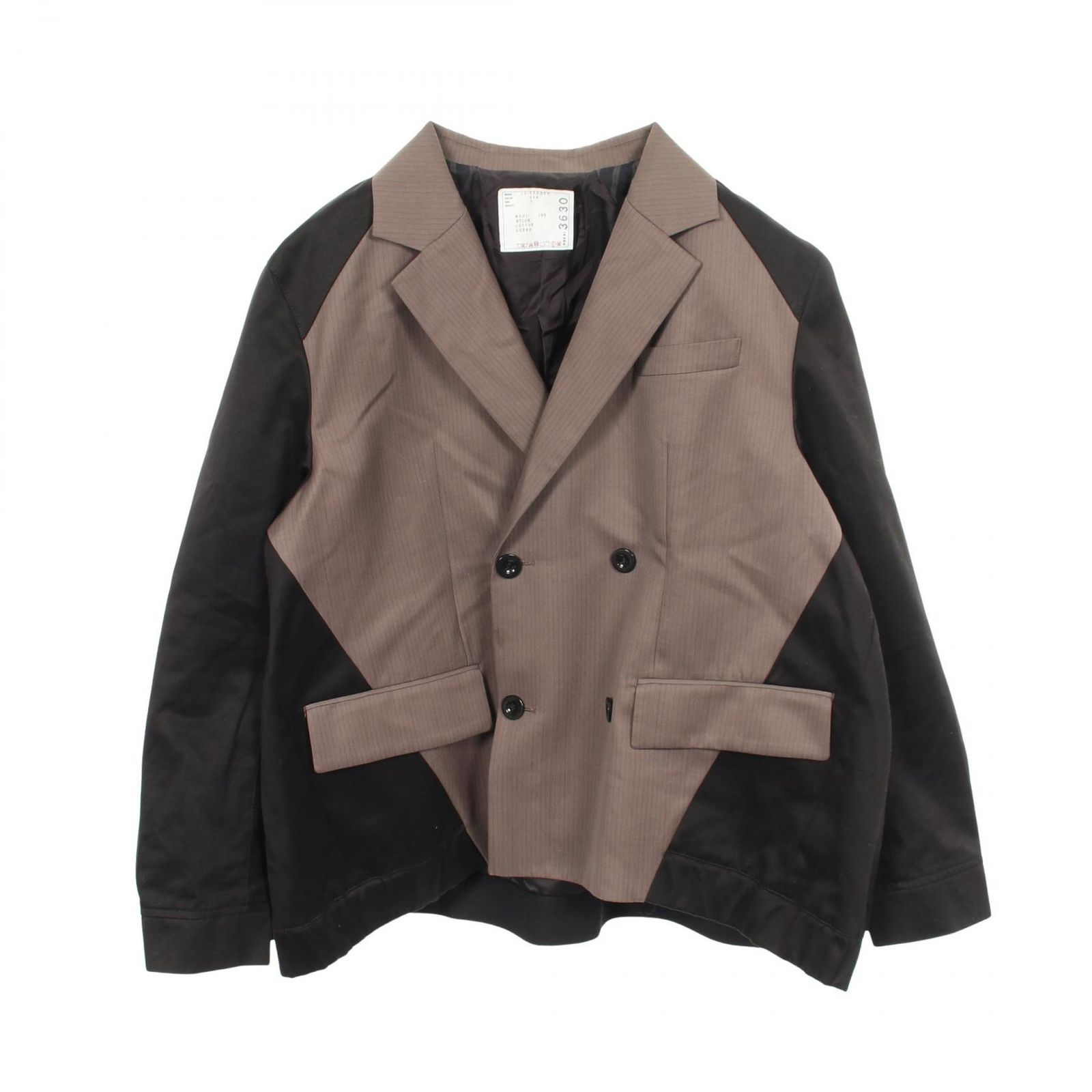 Sacai サカイ Doeskin Mix Jacket テーラードジャケット