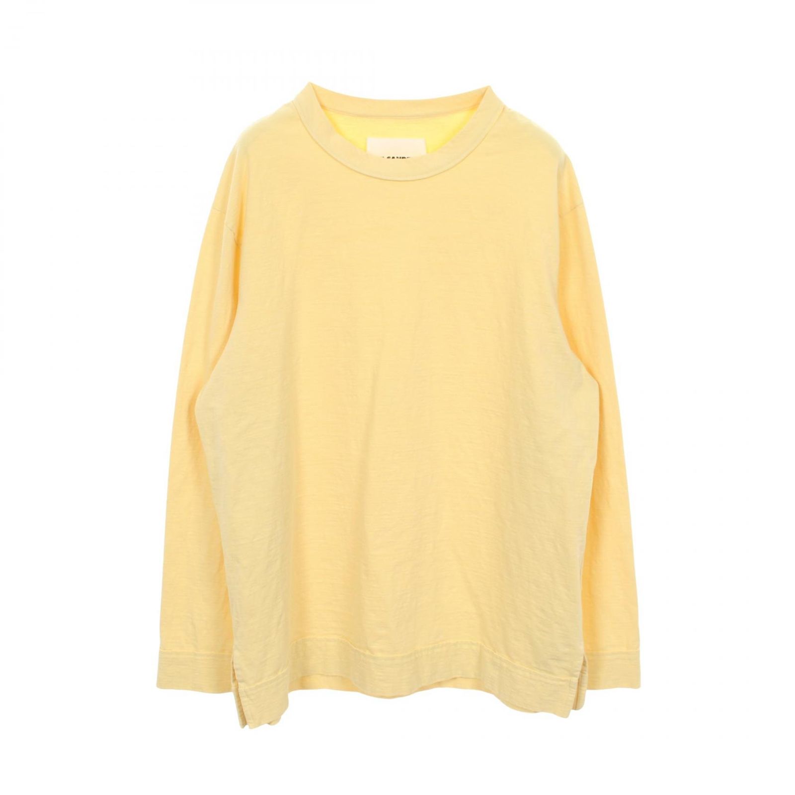 JIL SANDER ジルサンダー サイドスリット ロゴ刺繍 長袖Tシャツ