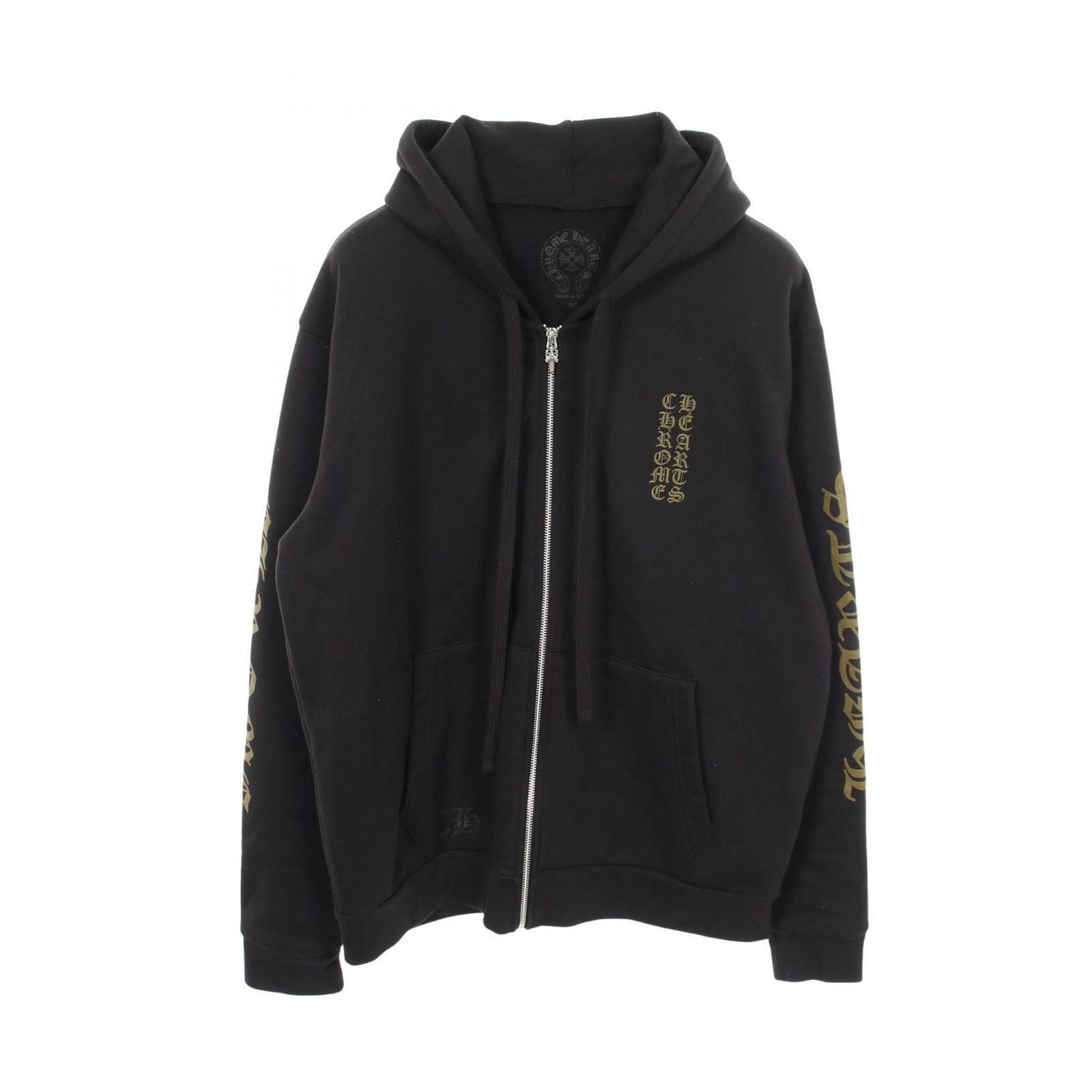 CHROME HEARTS クロムハーツ バーティカルロゴ パーカー