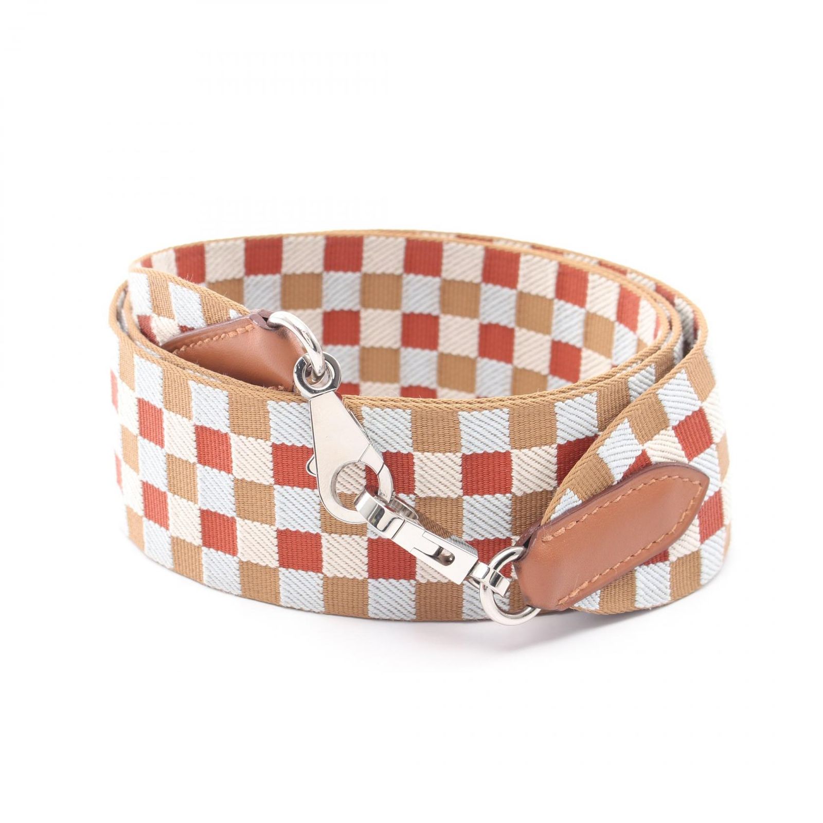 HERMES エルメス バンドリエール サングル カヴァル チャイ ナタ ブループリュム ゴー ショルダーストラップ
