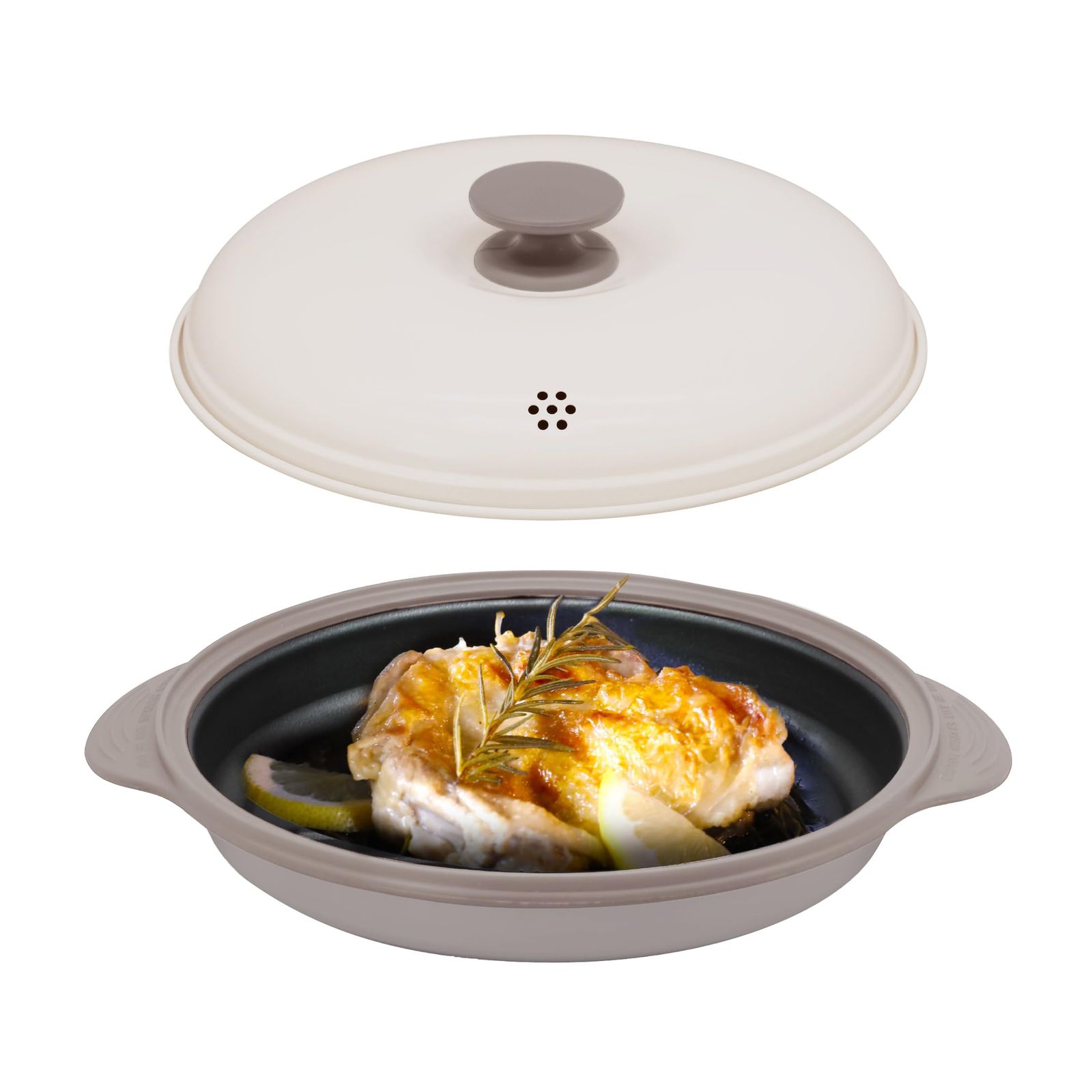 シービージャパン 電子レンジ調理器具 レンジで焼き目が付けられる [炒める/茹でる/焼く/煮る/蒸す/炊く]がこれ1つ 食器洗浄機対応 レシピ付き レンジグリル サークル copane dafd4c36
