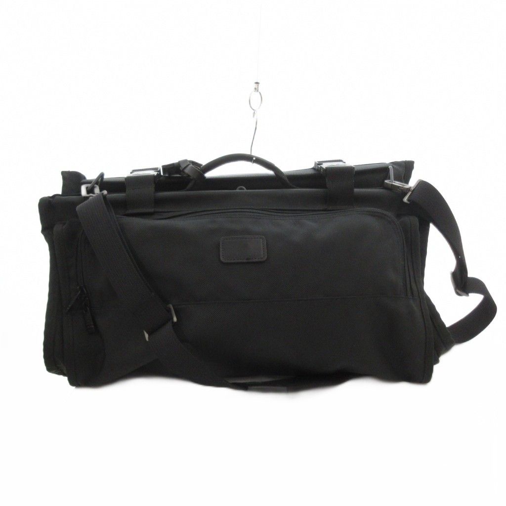 トゥミ TUMI ビジネスバッグ ガーメントケース ショルダー ハンド 2WAY チャーム ロゴ ナイロン 黒 ブラック /FF ■GY62