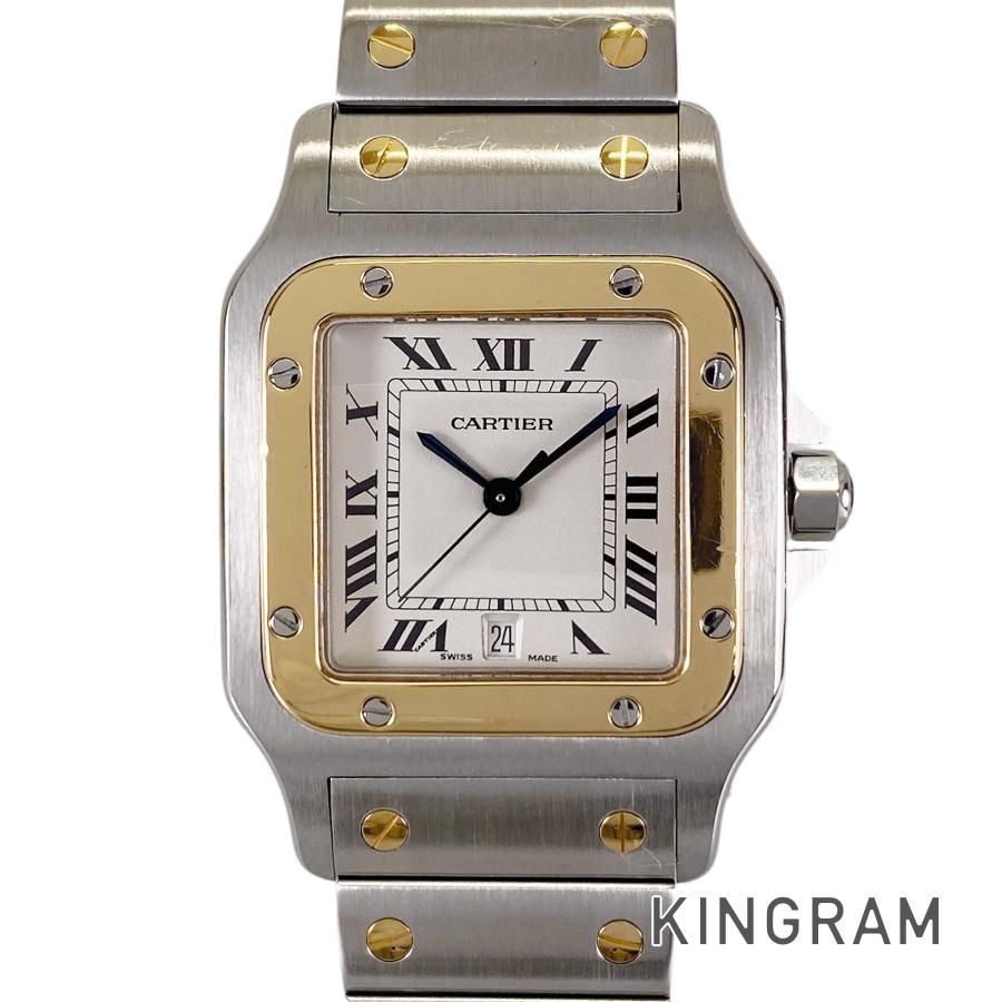 カルティエ Cartier サントスガルベ LM 1566 SS YG クォーツ メンズ 腕時計 sss【中古】