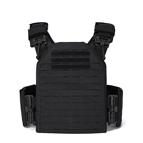 ★新品★[TWINFALCONS] タクティカルベスト 軽量 プレートキャリア サバイバルベスト MOLLE モール サイズ調整可 1000Dナイロン素材 レーザー切断 87b9d9cb