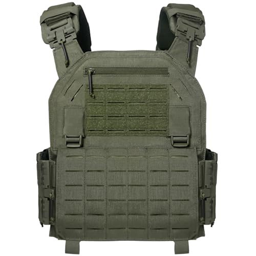 ★新品★[TWINFALCONS] タクティカルベスト 軽量 プレートキャリア サバゲー用 サバイバルベスト MOLLE モール対応 戦術 サイズ調整可 1000Dナイロン素材 レーザー切断 アップグレード ベスト 通気 バックル付き MK3 cd05bacb