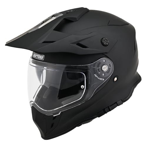 ★新品★デイトナ(Daytona) バイク ヘルメット オフロード SG規格 高強度ABS ピンロックシート付属 インナーバイザー装備 DN-008OF マットブラック XLサイズ(61-62cm) 61114 302ebca8