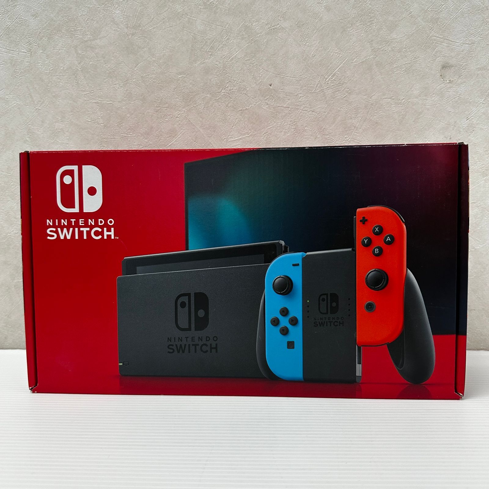 Nintendo Switch Joy-Con(L) ネオンブルー/(R) ネオンレッド バッテリー強化型 ※商品説明必読※ 中古品 smghsw097552
