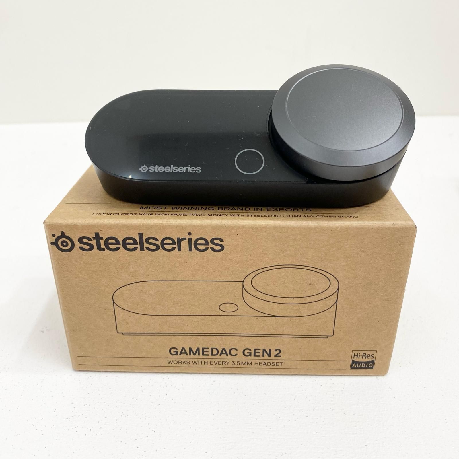 【加古川店】SteelSeries GameDAC Gen2 スティールシリーズ USB接続型サウンドデバイス ゲーミングアンプ 箱・USB・ガイド付属【404】